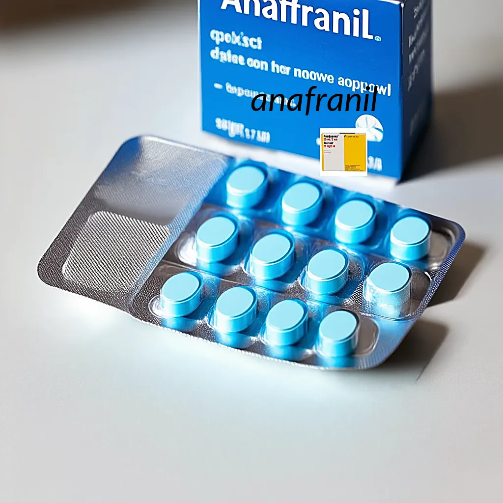 Anafranil avec ou sans ordonnance